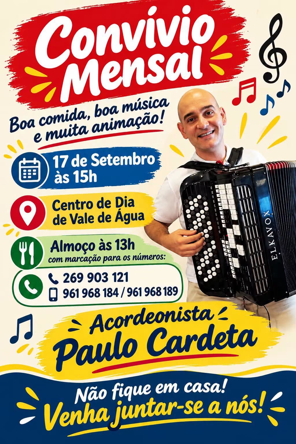 Convívio Mensal - Paulo Cardeta